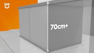 Downdraft Hoods Measurement Guide | ao.com