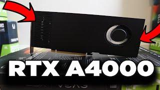 RTX A4000 MINING REVIEW- THIS CARD IS AWESOME!