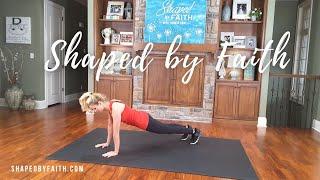 Full Body Scripture based Pilates for Strength Core Abs Workout | Shaped by Faith Christian Fitness