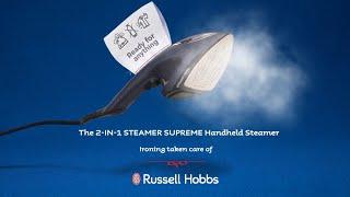 Russell Hobbs 2-in-1 Steamer Supreme Handheld Steamer – RHC470