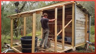 Man Builds Amazing DIY Wood Cabin in the Forest Start to Finish | by @MattJacobs-1