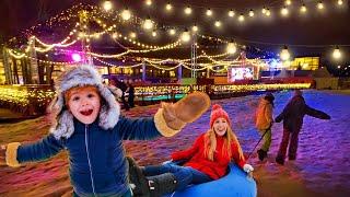 MOST JOYFUL PLACE EVER!RUSSIA! Happy Children and magical Winter atmosphere. Life in Moscow 2025