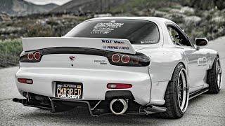 BRUTAL mazda RX-7 ROTARY engine sounds !