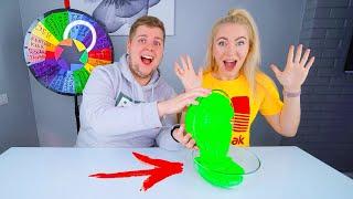 Тайное Колесо СЛЕЙ СЛАЙМ ЧЕЛЛЕНДЖ  Mystery Wheel of DUMP IT Slime Challenge / Лизун