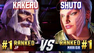 SF6 ▰ KAKERU (#1 Ranked JP) vs SHUTO (#1 Ranked Marisa) ▰ High Level Gameplay