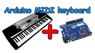 How to make a MIDI keyboard using Arduino | Small Project