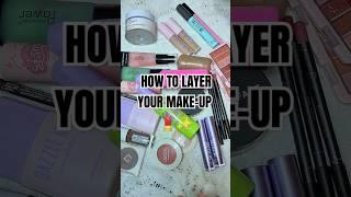 How to Layer Your Makeup! #reels #fypシ゚viralシ #makeup #collectanea0104 #shorts