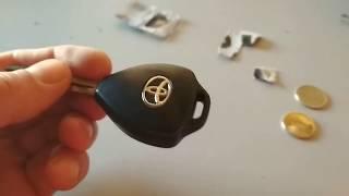 Замена батарейки ключа TOYOTA