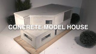 MAKING A CONCRETE MODEL HOUSE LIKE TADAO ANDO