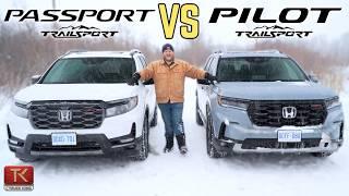 Honda vs Honda! 2025 Pilot vs Passport - What's Really the Difference Between Them?