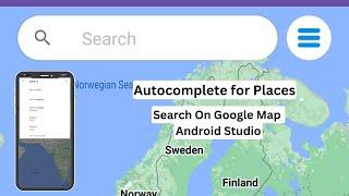 How to add Search Bar on Google Map || Autocomplete for Places || Android Studio Kotlin