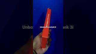 Unboxing Mi Powerbank 3i Blue colour #xiaomi #mi #powerbank #powerbank10000mah #compactpowerbanks#