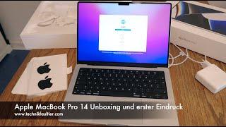 Apple MacBook Pro 14 Unboxing und erster Eindruck