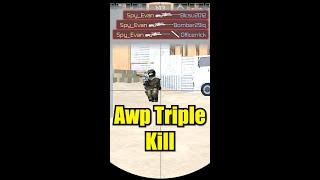 AWP Triple Kill  #shorts