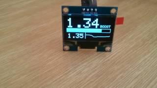 Arduino OLED Boost Gauge V2