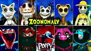 ZOONOMALY Vs Poppy Playtime Jumpscares Comparison (Showcase) - Smilling Critters??