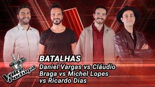 Daniel Vargas vs Cláudio Braga vs Michel Lopes vs Ricardo Dias | The Battles | The Voice Portugal