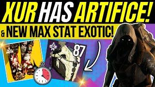 Farm ARTIFICE Armor At XUR ASAP! Amazing MAX STAT Roll EXOTIC Loot & TRIALS Adept! Oct 4th Destiny 2