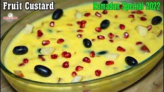 बच्चो को पसंद आने वाला फ्रूट कस्टर्ड | Fruit Custard Recipe | Ramzan Special Recipes by Smiley Food