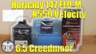 6.5 Creedmoor - 147 ELD-M with VihtaVuori N550 Velocity Test