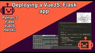 Deploying a VueJS and Flask app with Heroku