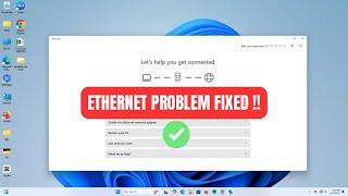 Fix Ethernet Connected but no internet access (2024)