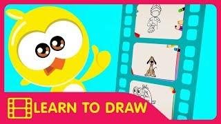 Lottie Dottie Mini | Learn To Draw | Kids Cartoons