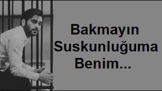 (ŞİİR) Bakmayın Suskunluğuma Benim (SİİR)