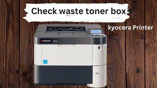 The waste toner box .Kyocera FS-2100DN Waste Toner Containers