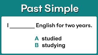 Past Simple | Grammar test