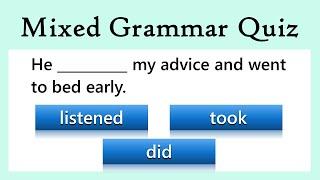 Mixed English Grammar Test | Can You Pass?