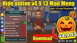 Hide online mod menu v4.9.13 || Hide online mod apk || hide online