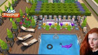 The Sims FreePlay Усадьба & manor house with balconies