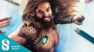 Speed Drawing: Aquaman | Jason Momoa