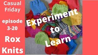 Knitting Art and Knitting Experimentation // Casual Friday 3-20