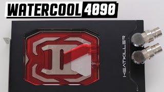 Watercool Heatkiller RTX 4090 Founders Edition Water Block Installation & Testing