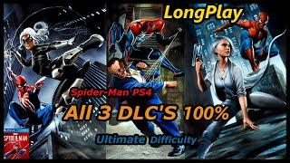 Spider-Man - Longplay (All 3 DLC's) 100% Walkthrough (Ps4) Ultimate Difficulty (No Commentary)