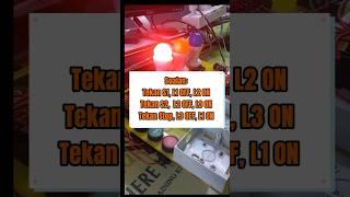 Bulb control with Push Button and Relay #tvetmalaysia #mechatronics  #engineering #skillsmalaysia
