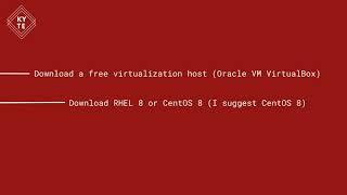 RHEL 8 - Red Hat Certified Systems Administrator (RHCSA) Free Course - Getting Started