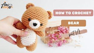 #032 | Amigurumi Teddy Bear Crochet Pattern (1/2) | How to crochet Animal Amigurumi | @Ami Saigon