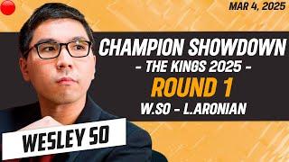  Round 1: You Won’t Believe How Wesley So FINISHES Levon Aronian! The Kings 2025