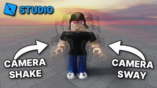 How to make CAMERA SHAKE/SWAY in ROBLOX STUDIO! (First Person Camera Tutorial)