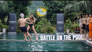 EP 3 | Catwalking on a wooden beam across a swimming pool | Who will win??? Face of Vietnam 2024