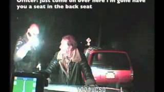 Dashcam of Paula Gloria and Joe Barton's Bust December 22, 2011