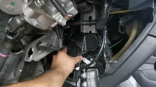 Changing the heater radiator without removing the dash on a nissan versa