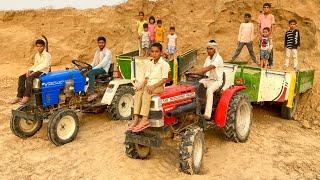 4Wd VST Shakti VT 224 1D Ajai | Escort Steeltrac 15 Full Loaded Trolley Video