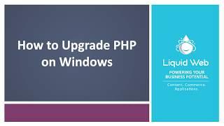 How to Upgrade PHP on Windows