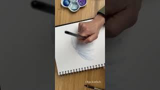 Meditating painting with watercolor. Try this very relaxing technique to paint daisies!  #loose