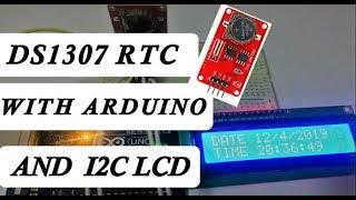 How to use DS1307 RTC with Arduino and I2C LCD