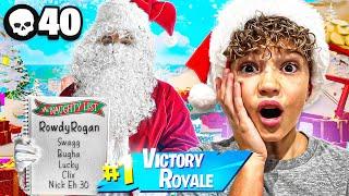 40 kills in Fortnite With Santa To Get off The Naughty List 